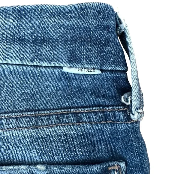 Mother Jeans The Looker Dark Wash Mid-rise Skinny Jean Blue Size 28 - Picture 7 of 10